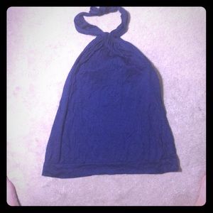 Banana Republic deep blue halter size Large